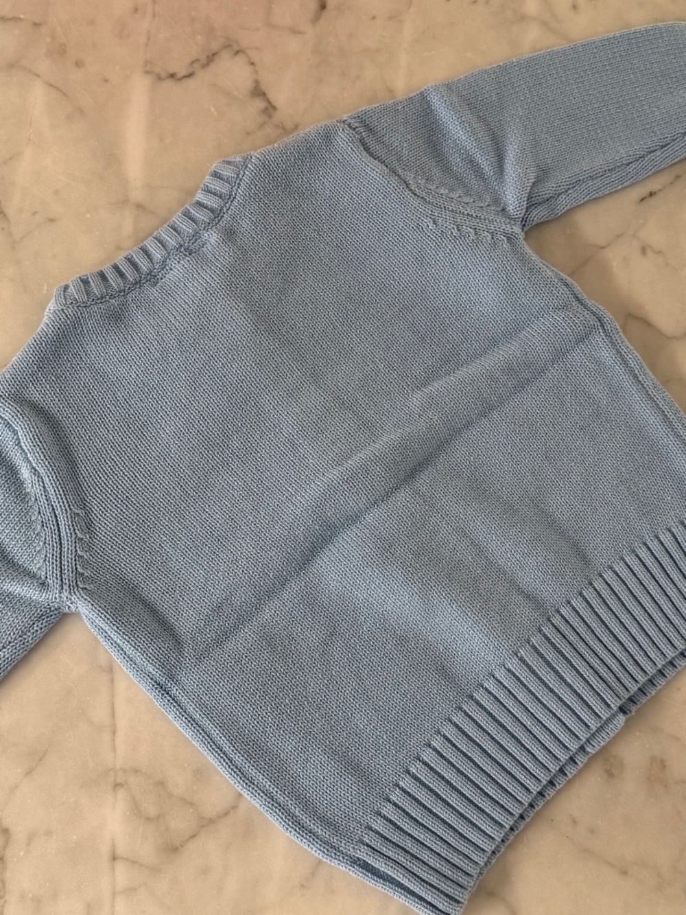 NWT Ralph & Ruth Blue Bunny Easter Springtime Knit Cardigan, 12/18M - Picture 6 of 9